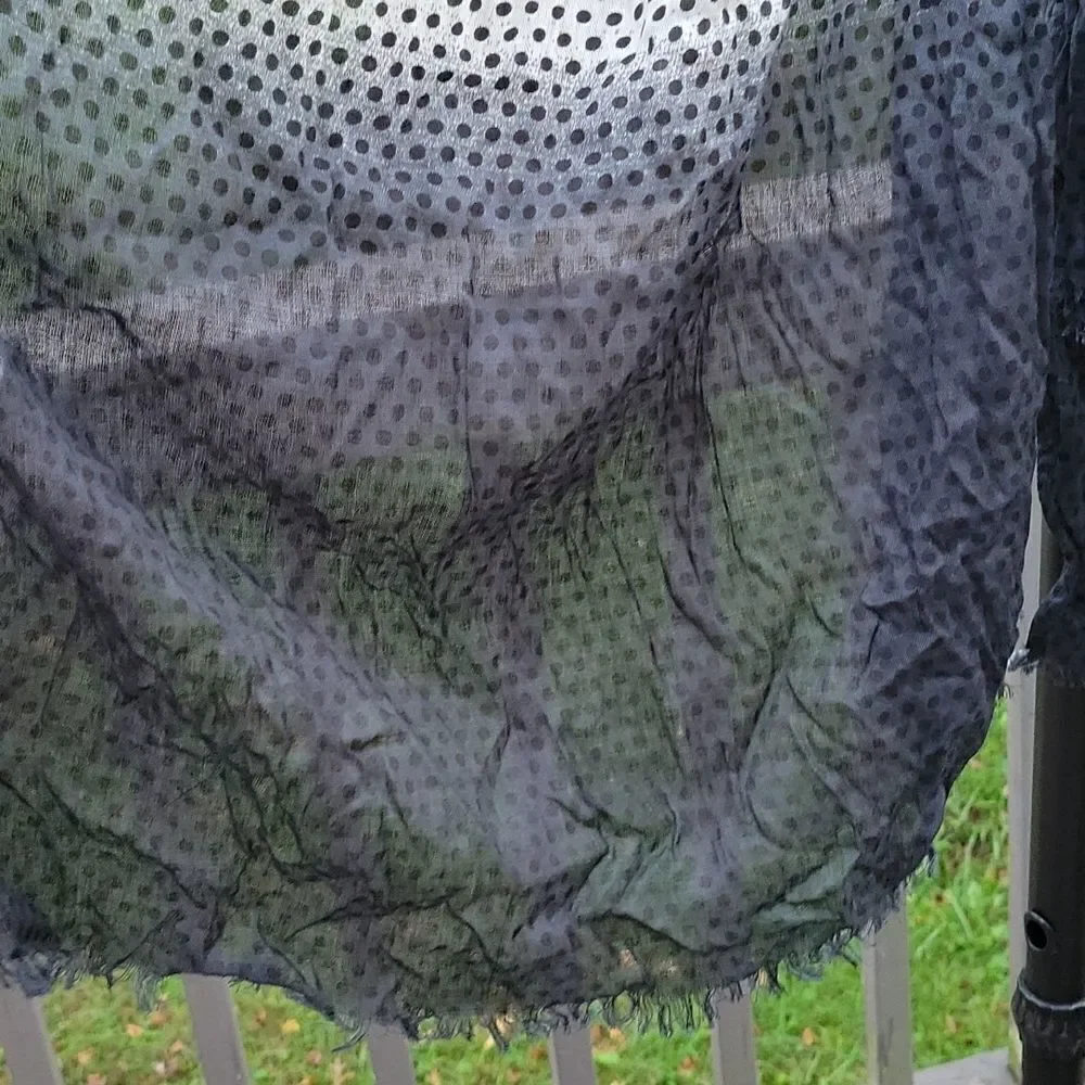 Collection Eighteen ombre polkadot scarf